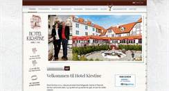 Desktop Screenshot of hotelkirstine.dk