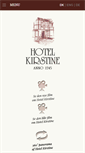 Mobile Screenshot of hotelkirstine.dk